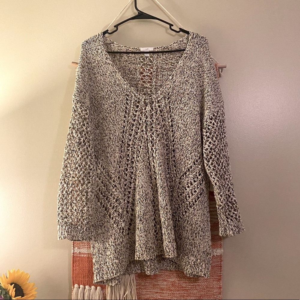 J.Jill Waffle Sweater